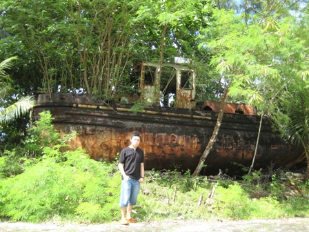 ２００８年１１月ー海外の旅 ーペリリュー島 戦争遺跡探検 パラオ共和国編 ２日目後編その１ ネリの旅人生日記